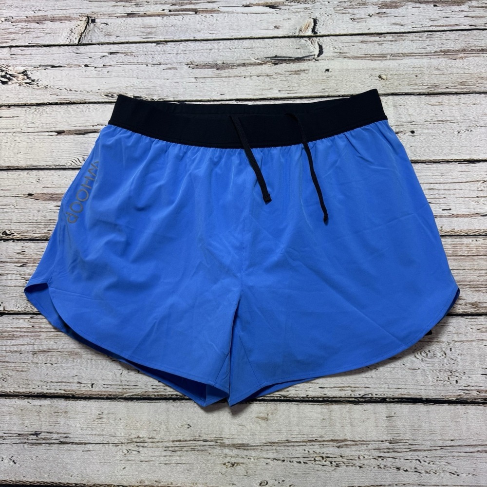 Whoop Shorts Mens Large Blue 4.0 Any Wear Performance Lined Stretch Cycling